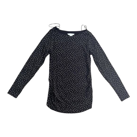 Maternity Black Shirt Lot Long Sleeve & Short Sleeve Mixed Brands Small Medium - Picture 4 of 11